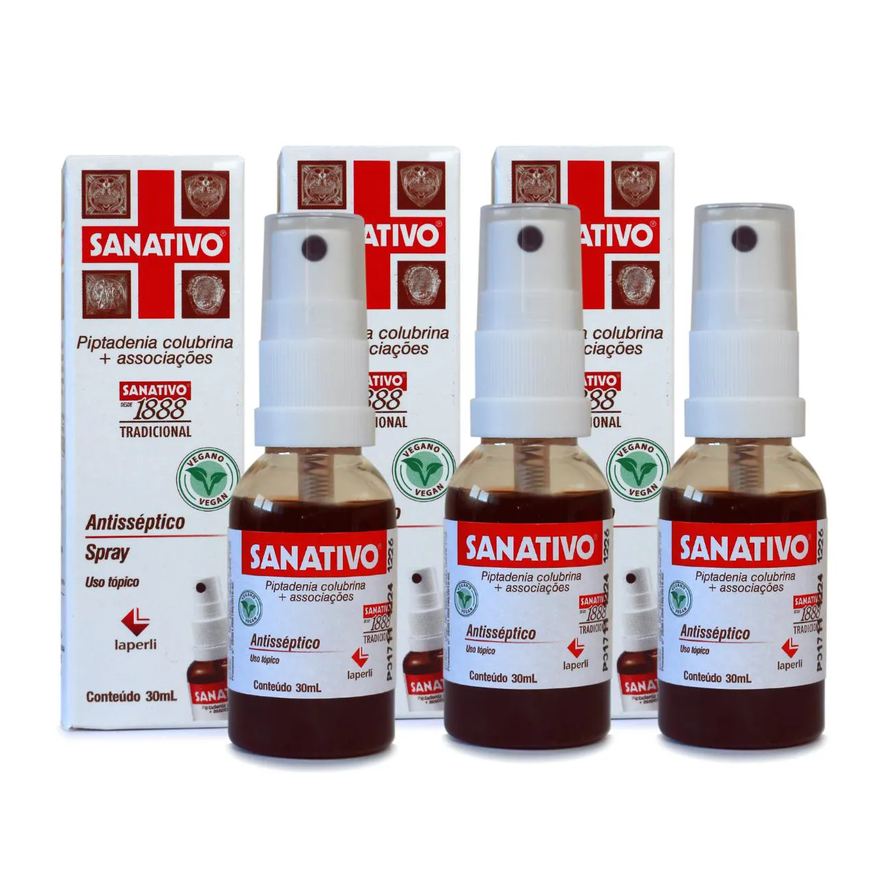 Sanativo Kit 3 Und Tradicional 30ml Spray