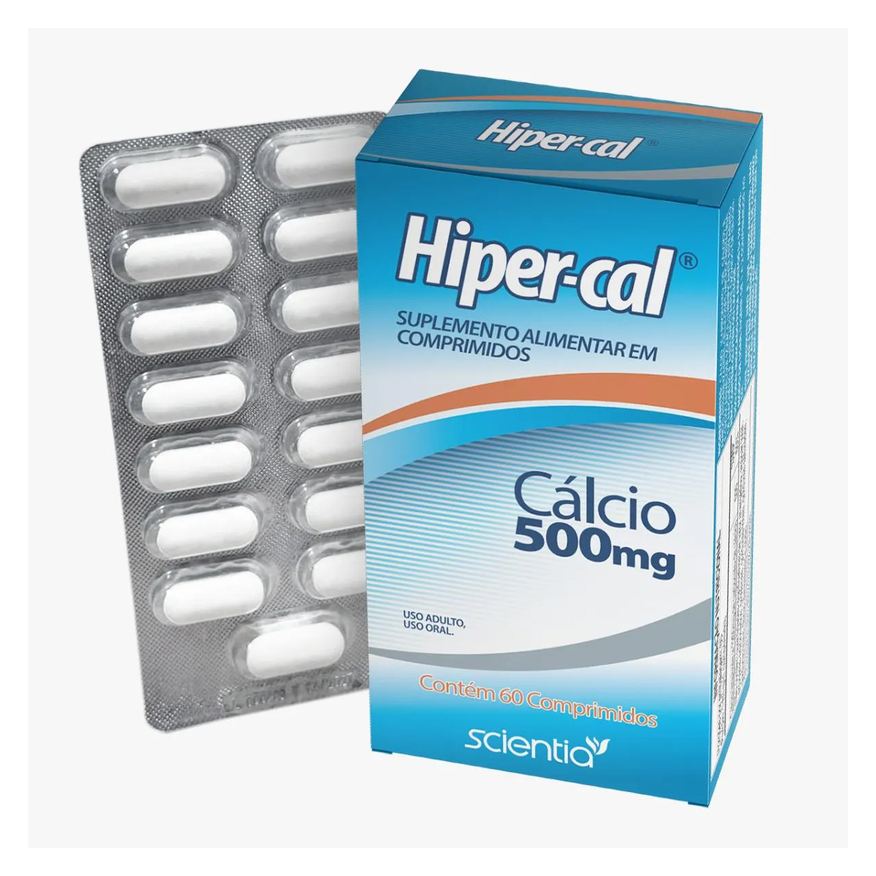 Scientia Calcio 500mg Hiper Cal 60 Comprimidos
