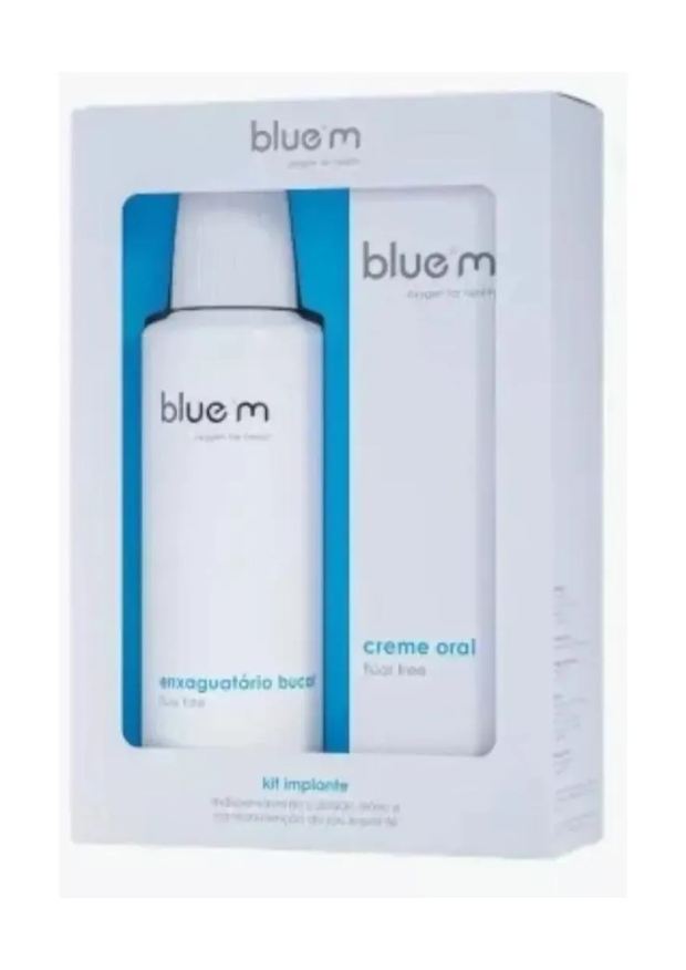 BlueM Kit Implante Enxaguante + Pasta