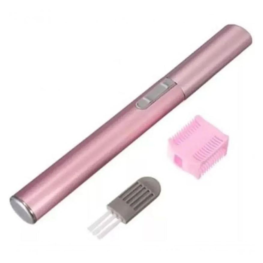 Mkb Mini Depilador Elétrico Aparador de Buço Sobrancelha Barba Caneta Rosa ou Preta