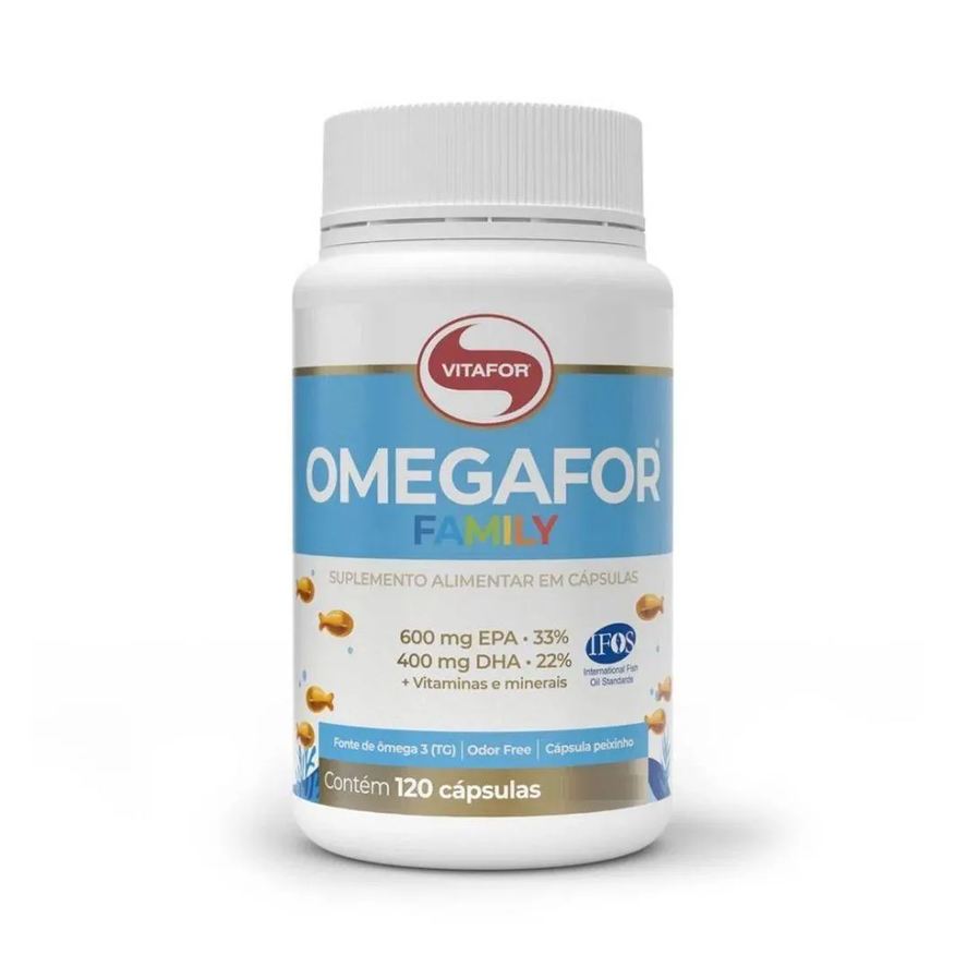 Health Time Nutrition Ômegafor Family (120 Cápsulas) - Padrão: Único