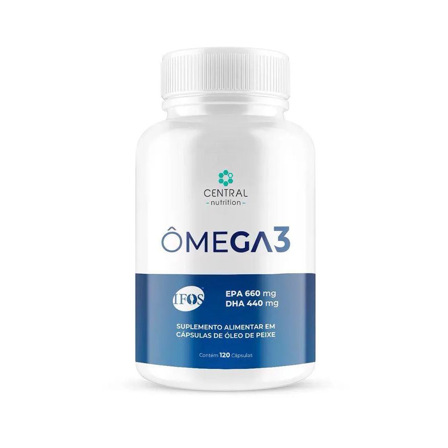 Central Nutrition Omega 3 Softgels 1000mg com 660Epa e 440Dha 120 Cápsulas Ifos