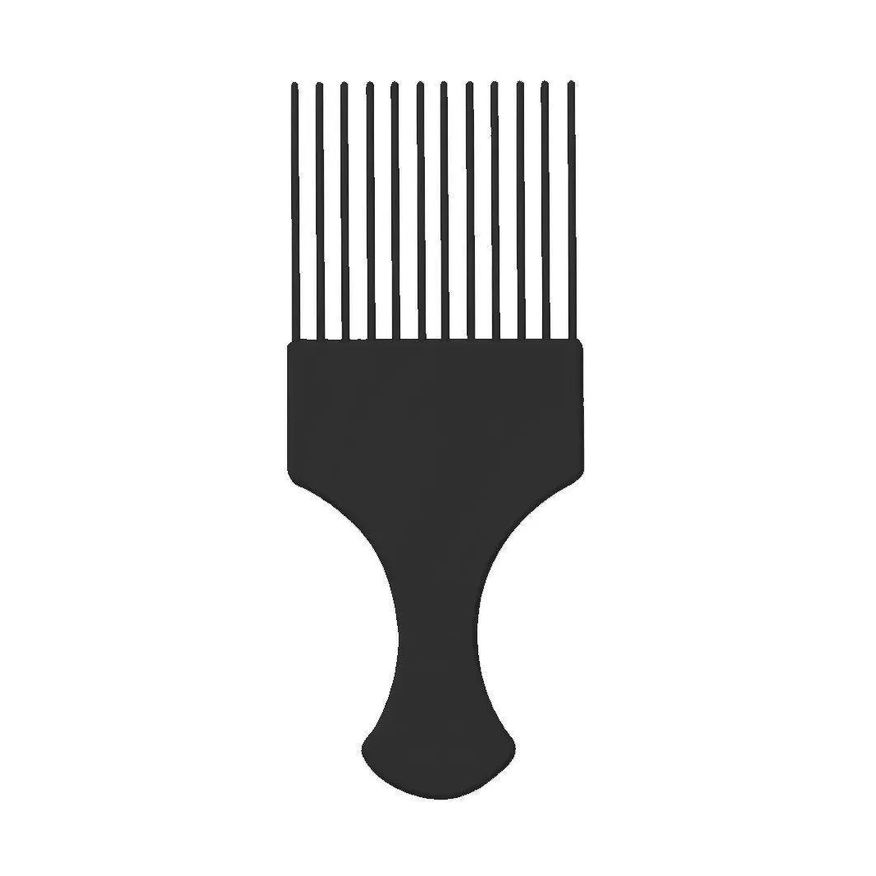 Santa Clara Pente Plastico Afro com Dentes Finos