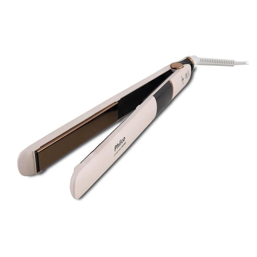 Philco Prancha de Cabelo Titanium Chrome Rose Ppr10 Bivolt