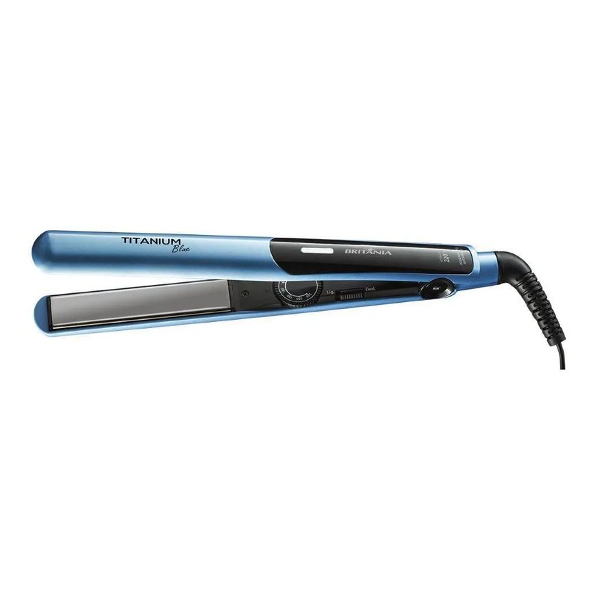Britânia Prancha Titanium Blue Bivolt