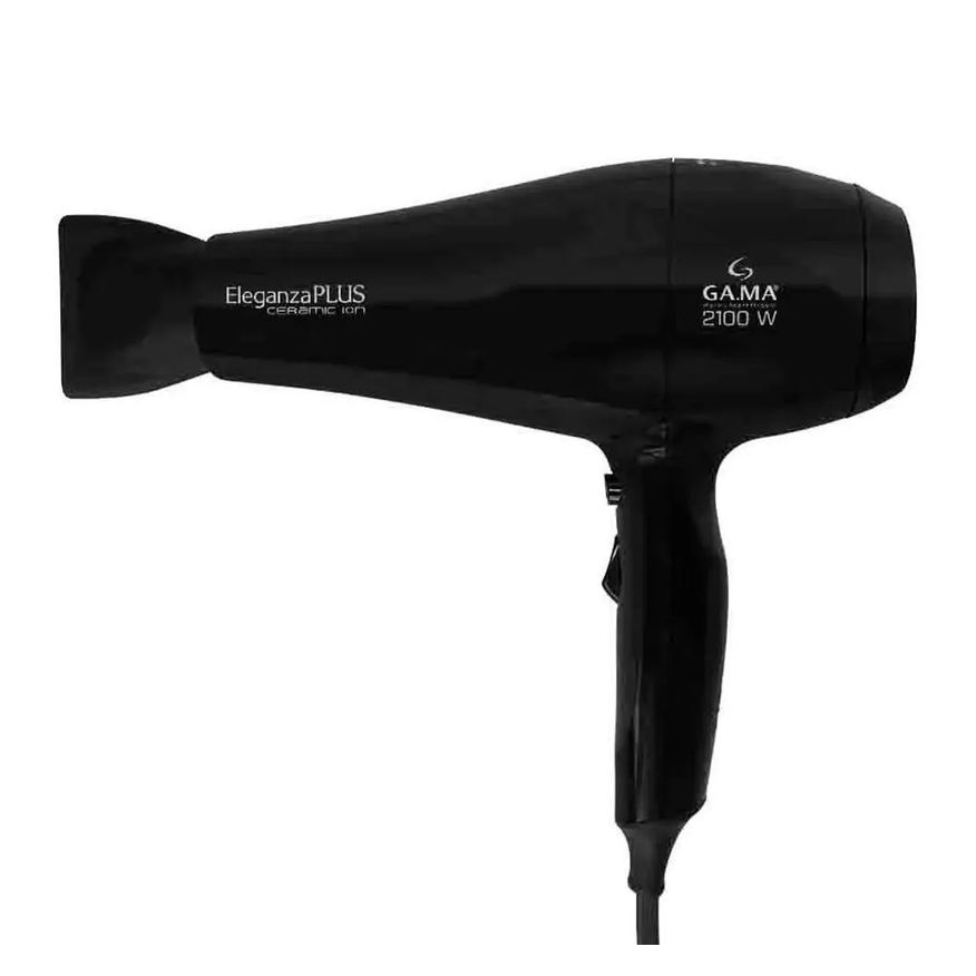 Ga.Ma Italy Secador de Cabelo Plus Ceramic Íon 2100W Preto 127V
