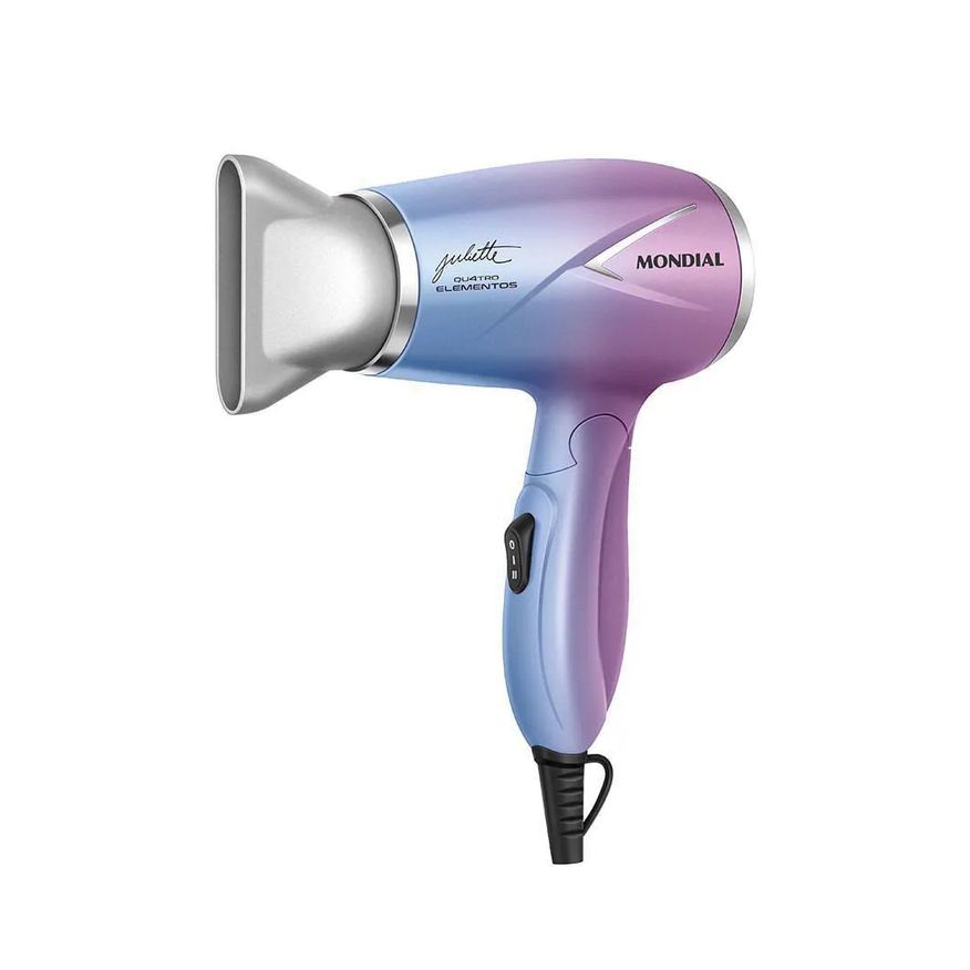 Mondial Secador de Cabelo Travel Qu4Tro Elementos By Juliette Sct-Ju-03 S Bivolt