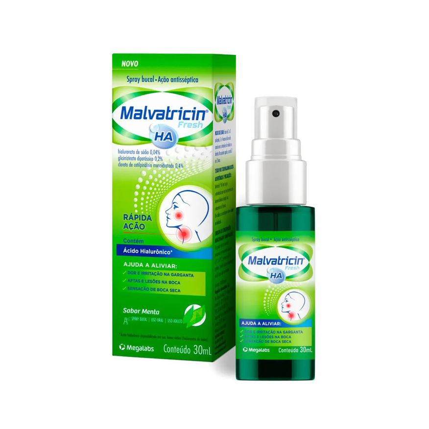 Malvatricin Spray Ha Fresh Menta 30ml