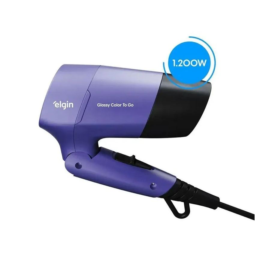 Elgin Secador Glossy Color Dobrável 2 Temperaturas 1.200W Sect0 Bi