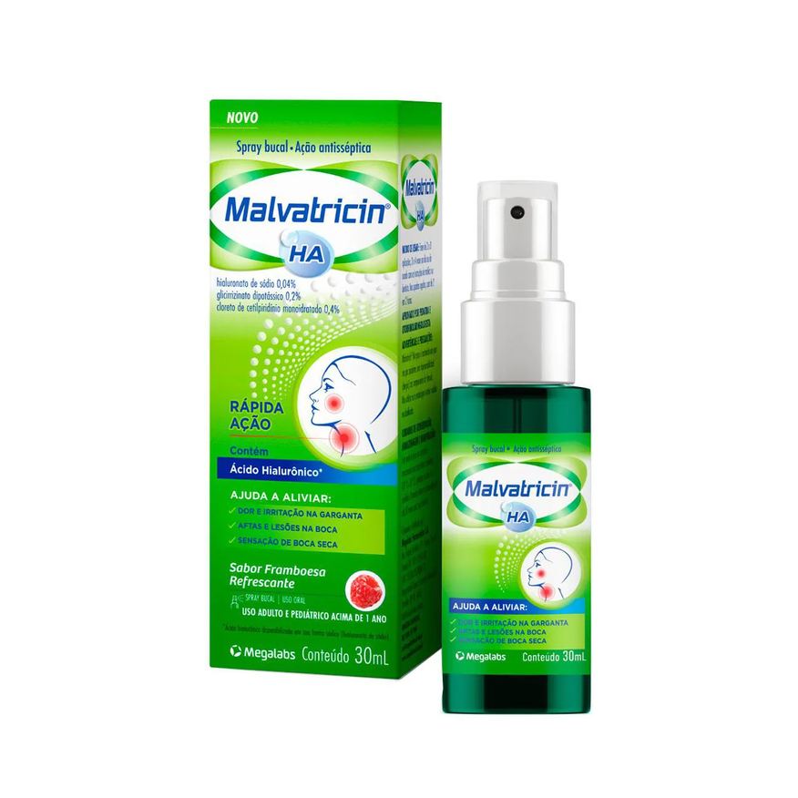 Malvatricin Spray Ha Fresh Framboesa 30ml