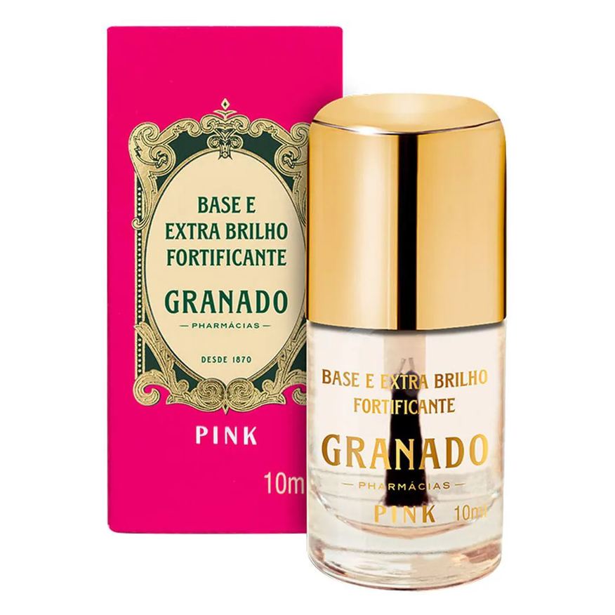Granado Base e Extrabrilho Fortificante Pink 10ml