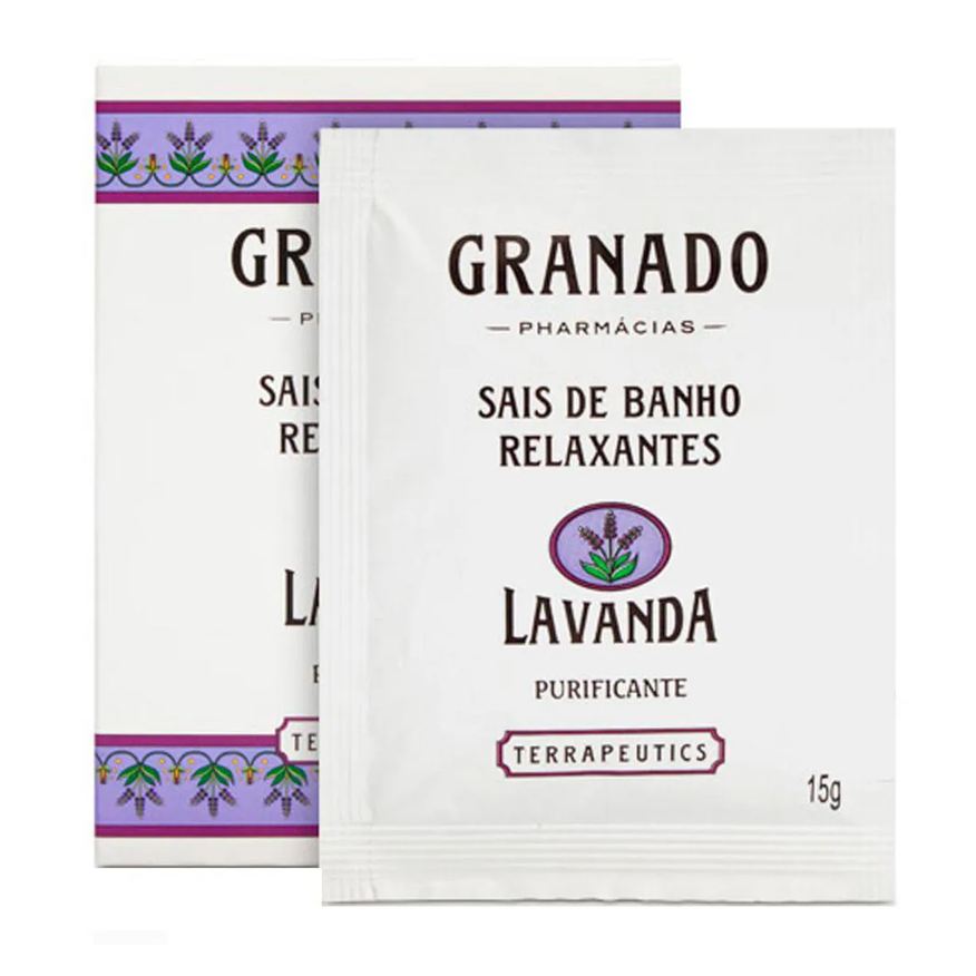 Granado Sais de Banho Terrapeutics Lavanda 5X 15g