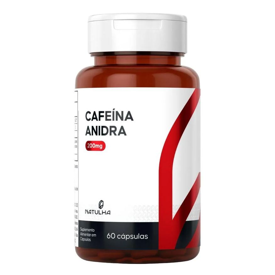 Natulha Cafeína Anidra Pura 60 Cápsulas