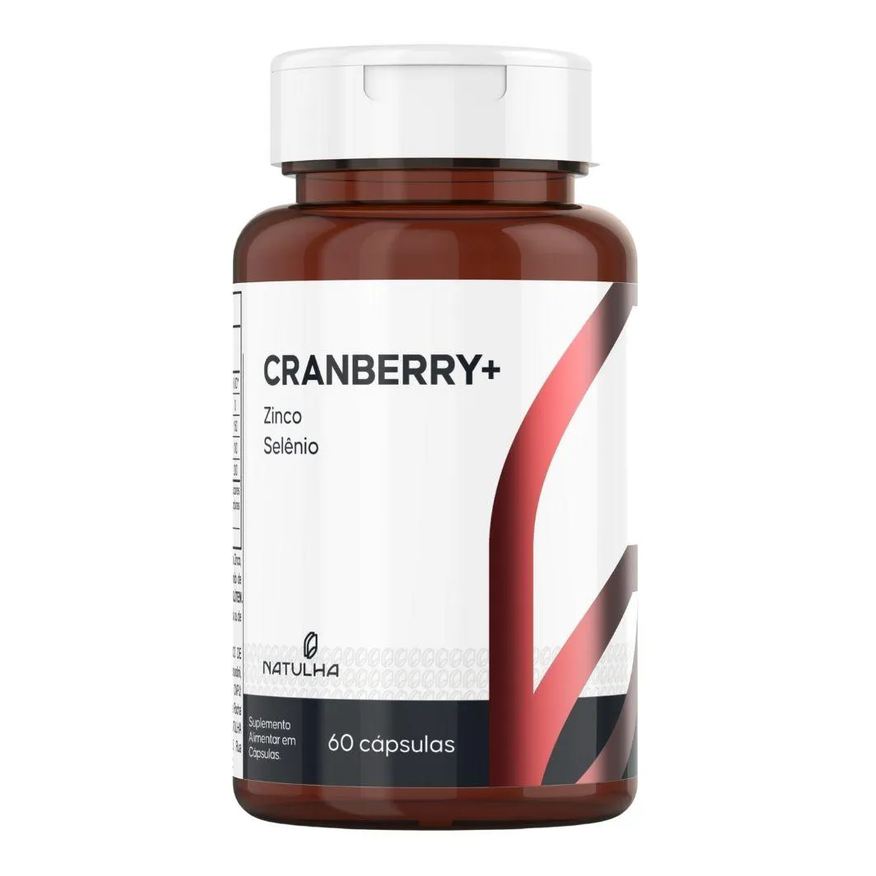Natulha Cranberry com Zinco e Selênio 60 Cápsulas
