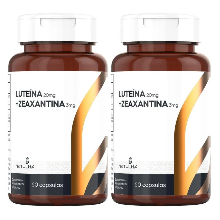 Natulha Kit 2X Luteína + Zeaxantina 60 Cápsulas