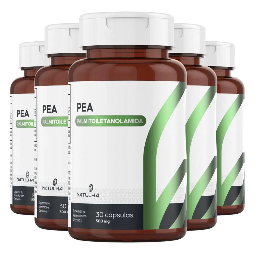 Natulha Kit 5X Pea (Palmitoiletanolamida) 150mg 30 Capsulas