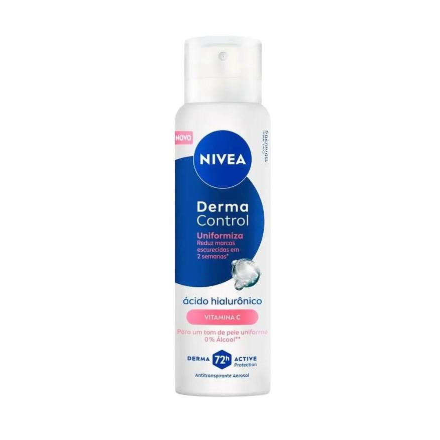 Nivea Desodorante Antitranspirante Aerossol Derma Control Uniformiza 150ml
