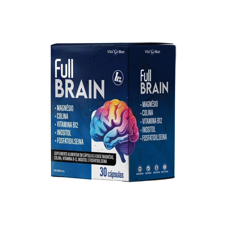 Vita Blue Full Brain Suplemento Alimentar - 30 Cápsulas