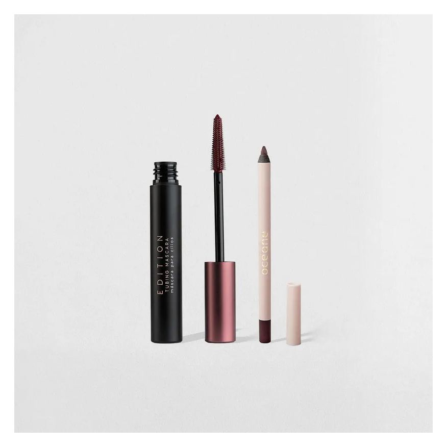 Océane Kit Lápis para Olhos + Máscara para Cílios Bordô Edition (2 Produtos)