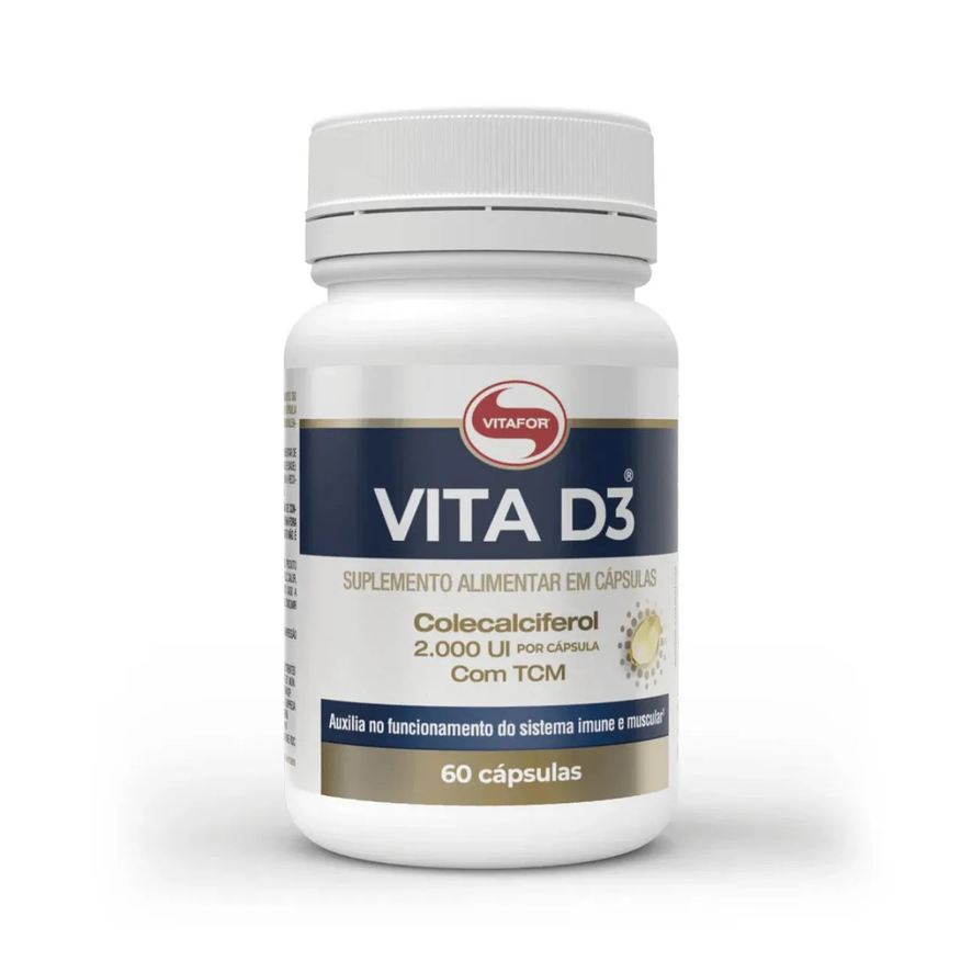 Vitafor Vita D3 2000Ui 60 Cápsulas