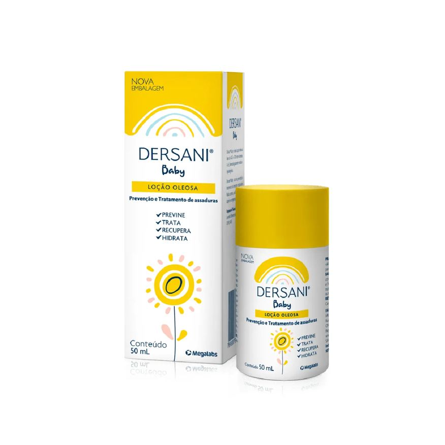 Dersani Loção Oleosa para Assaduras Baby Hipoalergênico 50ml
