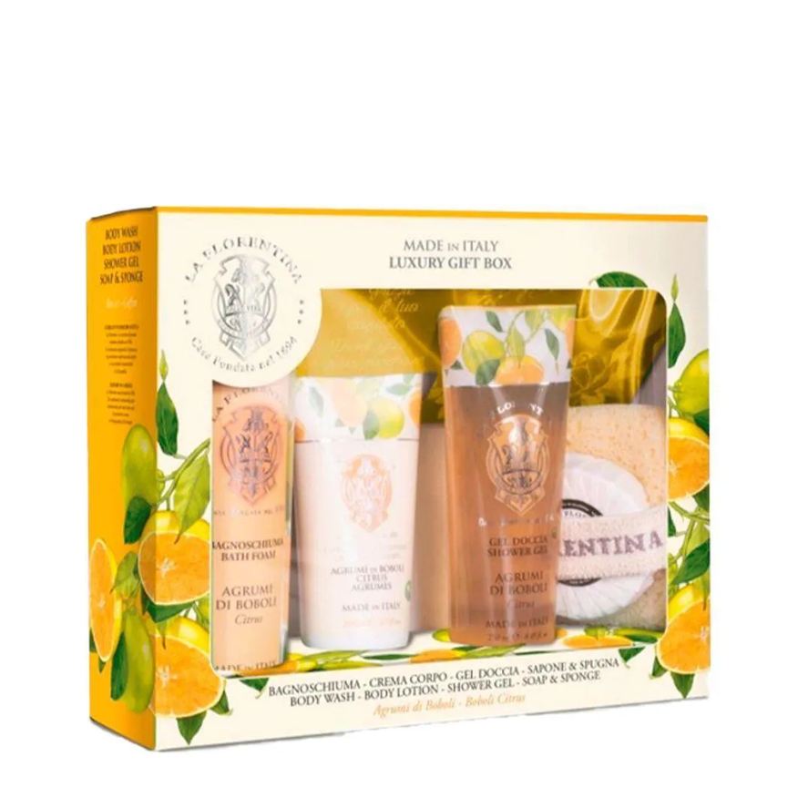 La Florentina Kit Florentina Spa Bob Citrus - Sabonete Liquido 500ml + Shower Gel 200ml + Body Lotion 200ml