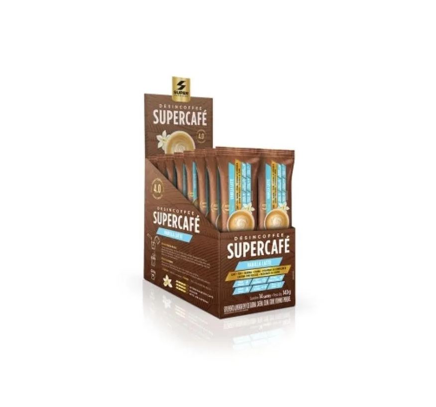 Super Nutrition Stick Supercafe Display 140g (14 Unid 10g) - Sabor: Vanilla Latte