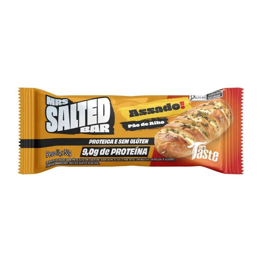 Mrs Taste Mrs. Salted Bar (50g) - Sabor: Pão de Alho