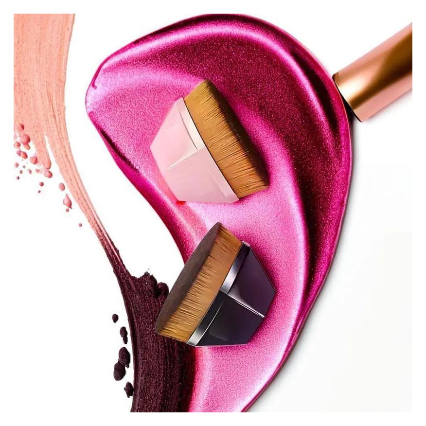 Utimix Pincel Mágico Hexagonal Base Maquiagem Flawless Brush