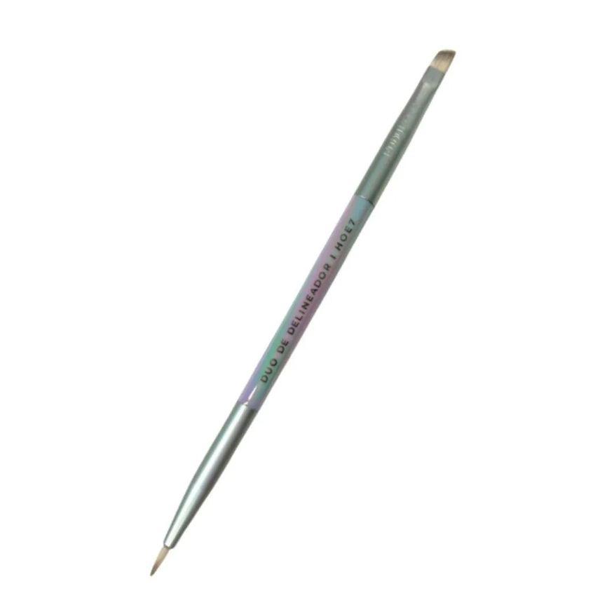 Ruby Rose Pincel Duo de Delinear Holographic Hbhoe7