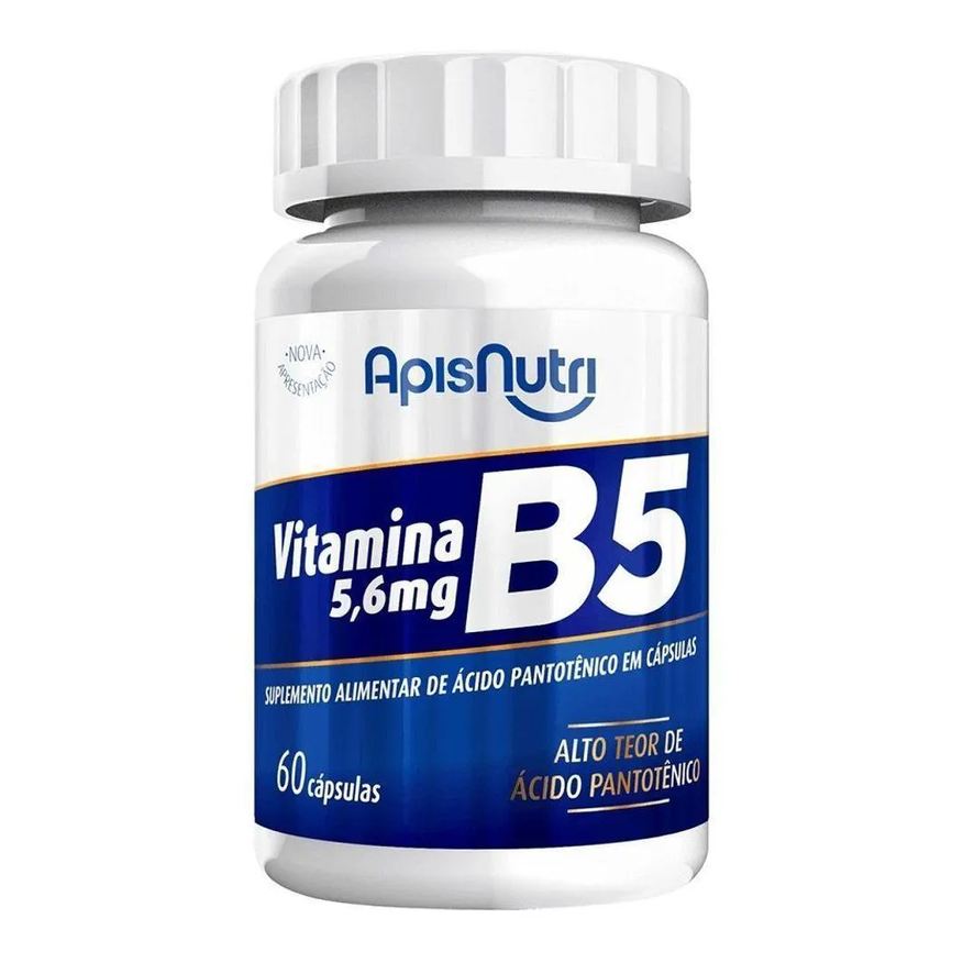 Apisnutri Vitamina B5 - 5,6mg 60 Cápsulas