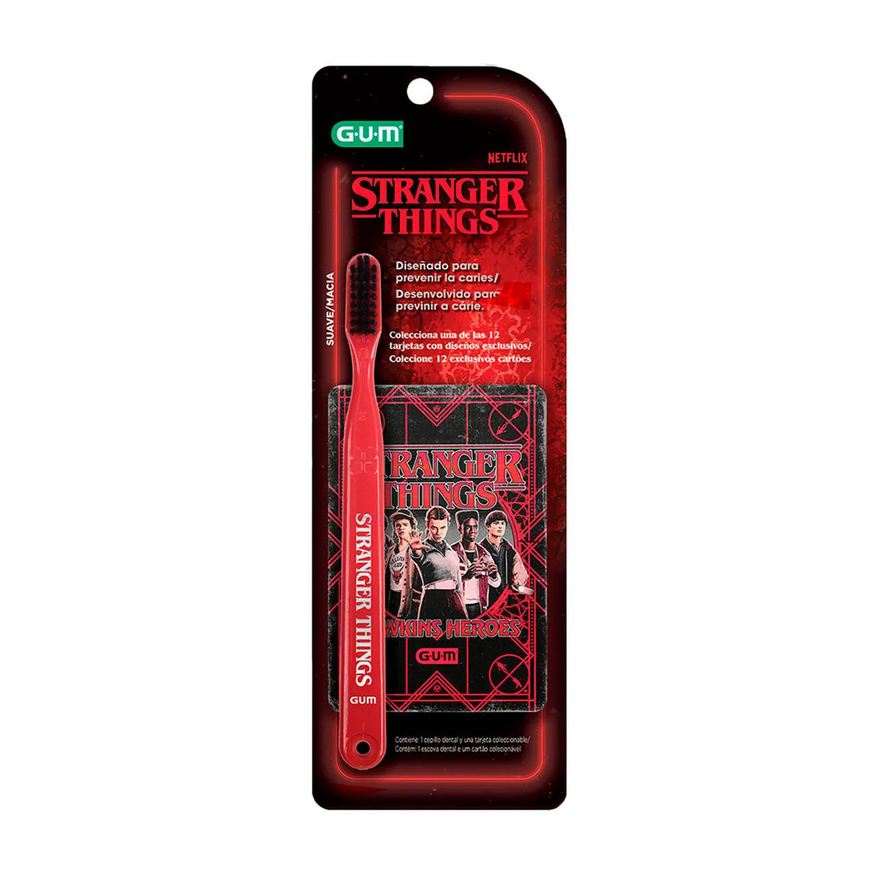 GUM Escova de Dente Stranger Things Classic Sunstar