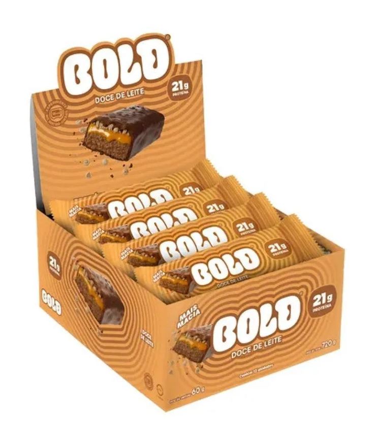 Bold Bar Display (12 Unid de 60g) - Sabor: Doce de Leite