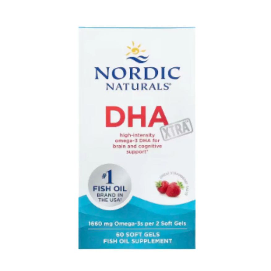 Nordic Naturals Dha Xtra, Morango - 60 cápsulas Moles