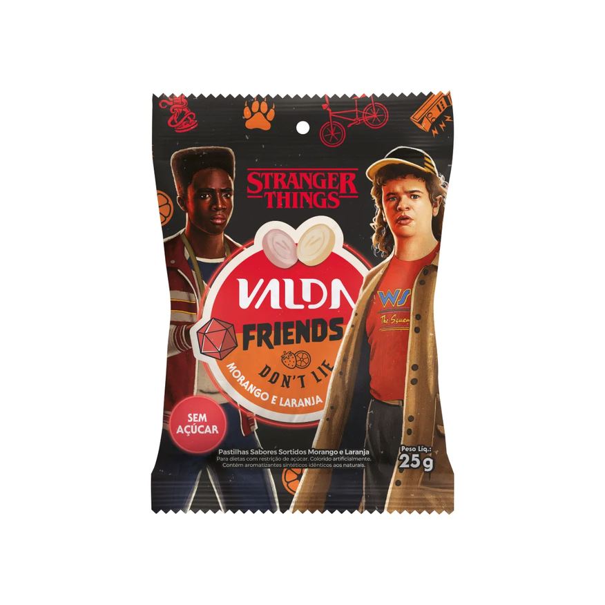 Valda Pastilha Stranger Things Ponche De Frutas 50g