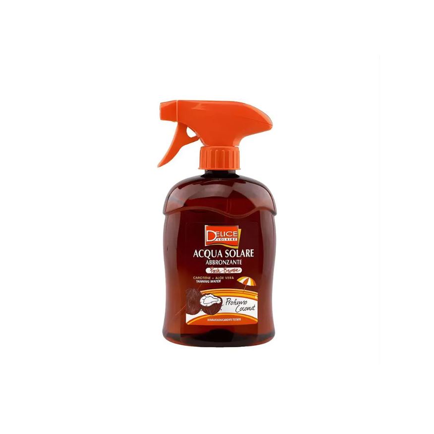 Delice Solaire Acqua Solare Bronzeador Coconut - Água Bronzeadora 500ml