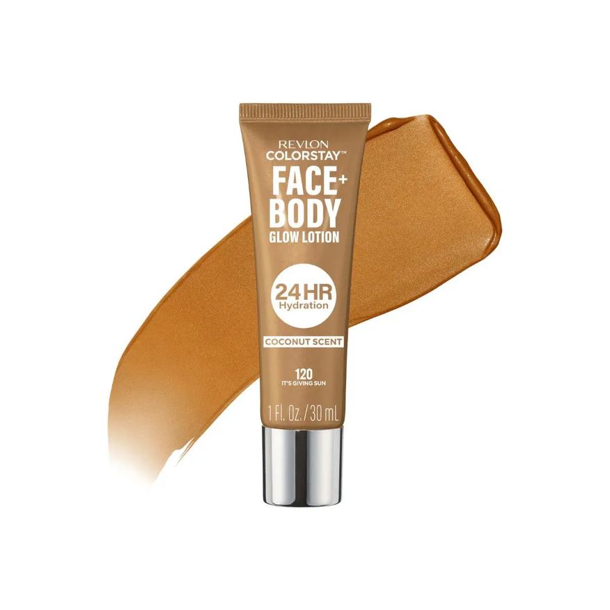 Revlon Colorstay Face Body Glow Lotion It's Giving Sun 30ml