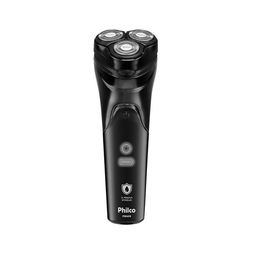 Philco Barbeador Pba08 sem Fio à Prova D'Água Preto Bivolt