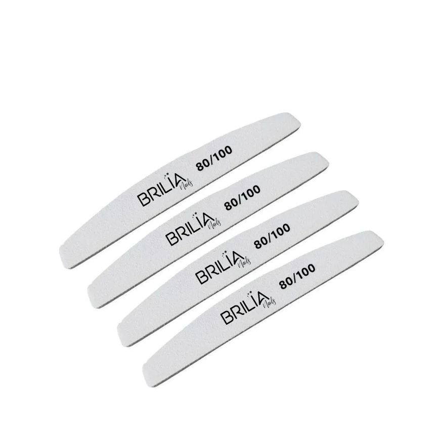 Brilia Nails Lixa Boomerang 80-100 Unidades