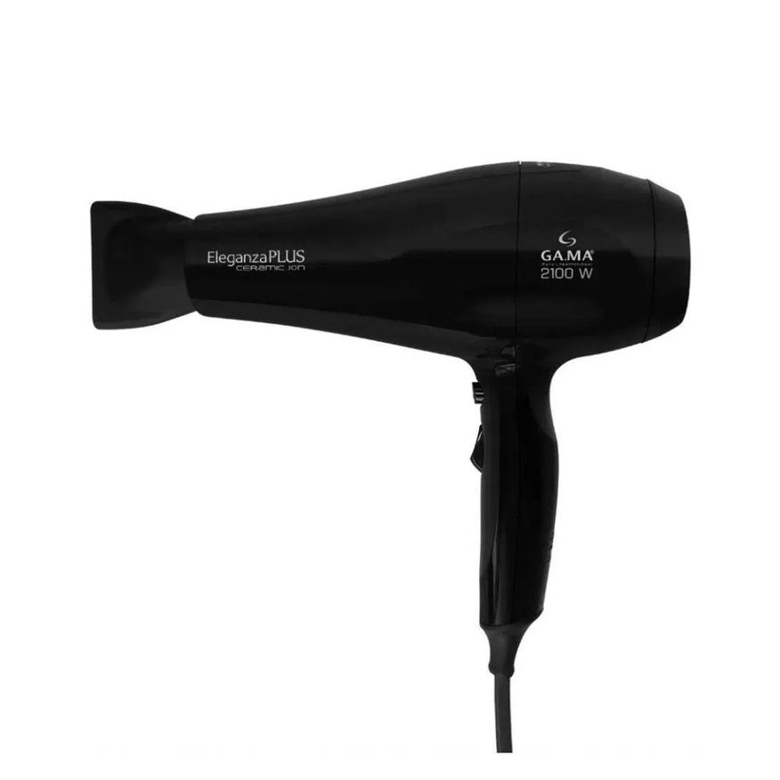 Ga.Ma Italy Secador Gama Eleganza Plus Ceramic Ion 2100W - Bechd0000002794 Preto 220V