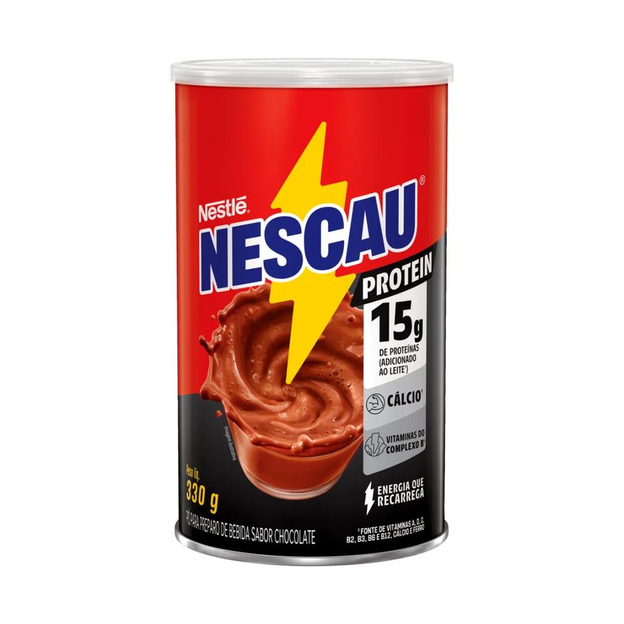 Nescau Suplemento Alimentar de Chocolate Lata 330g