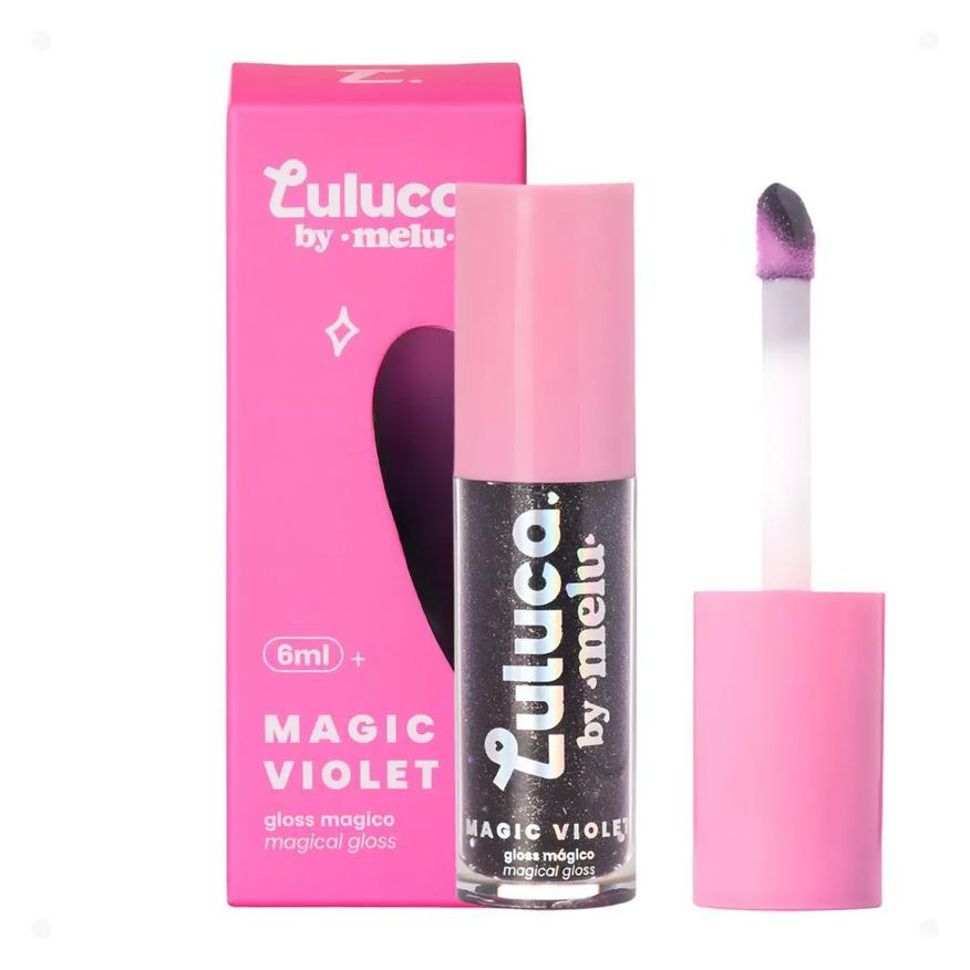 Ruby Rose Gloss Mágico Labial Luluca By Melu Magic Violet Rr-l6410