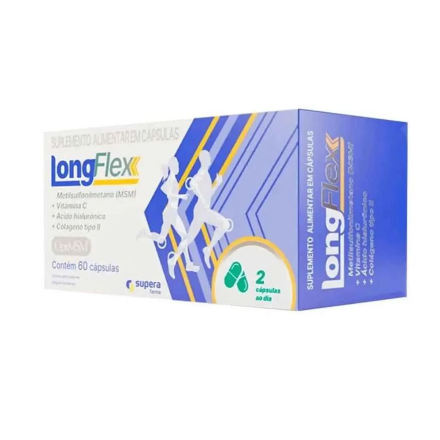 Supera Long Flex Vitamina C + Colágeno Tipo 2 C60 – Farma