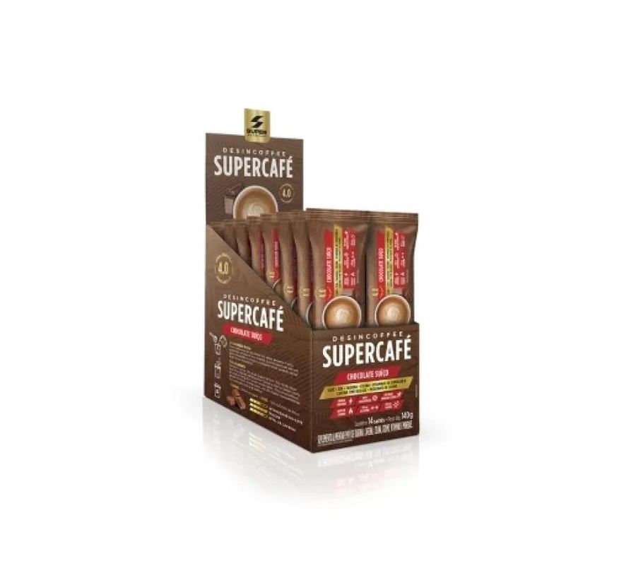 Super Nutrition Stick Supercafe Display 140g (14 Unid 10g) - Sabor: Chocolate Suiço