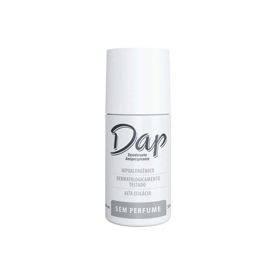 Dap Desodorante Anitranspirante Roll-On Sem Perfume 55ml