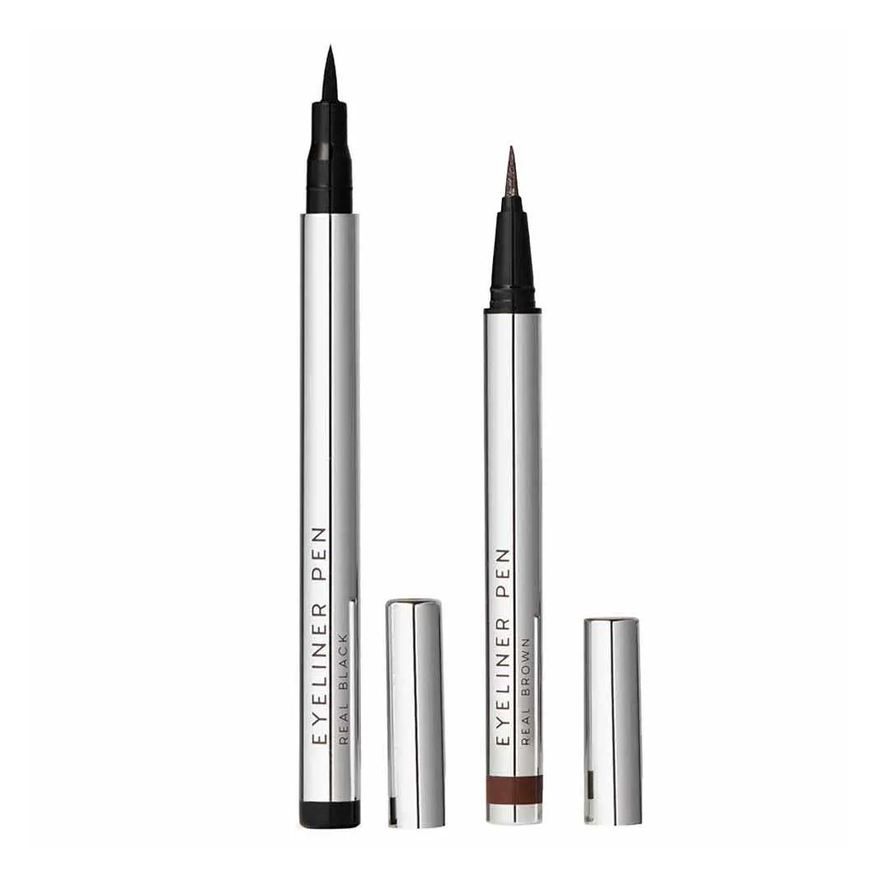 Océane Eyeliner Caneta Delineadora Kit - Real Black + Real Brown