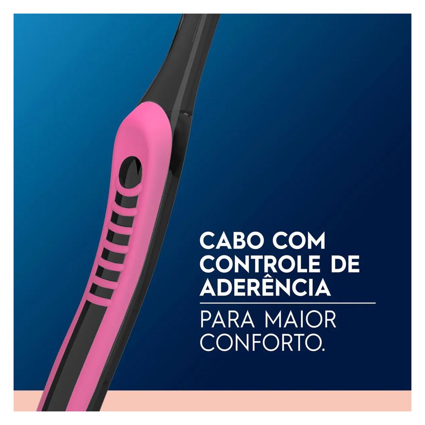 Oral B Escova de Dente Indicator Black Sensitive com Carvão 3 unidades