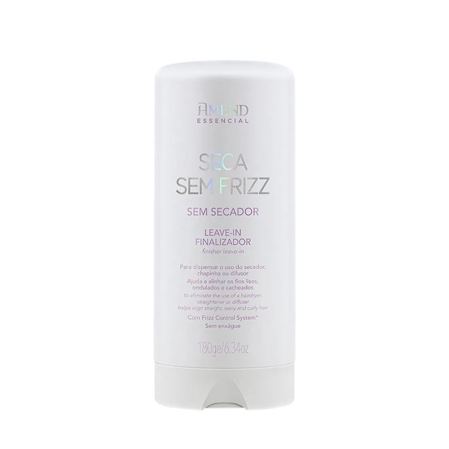 Amend Cosméticos Amend Seca sem Frizz - Leave-In Finalizador 180g