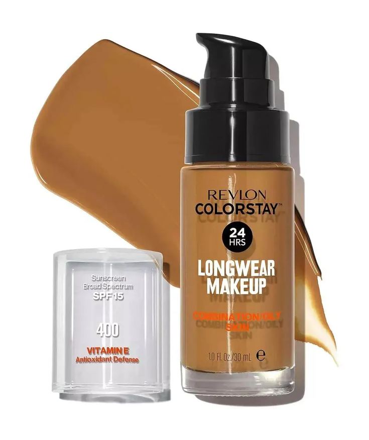 Revlon Base Líquida Colorstay 24 Horas Pele Mista à Oleosa Fps15 30ml 400 Caramel