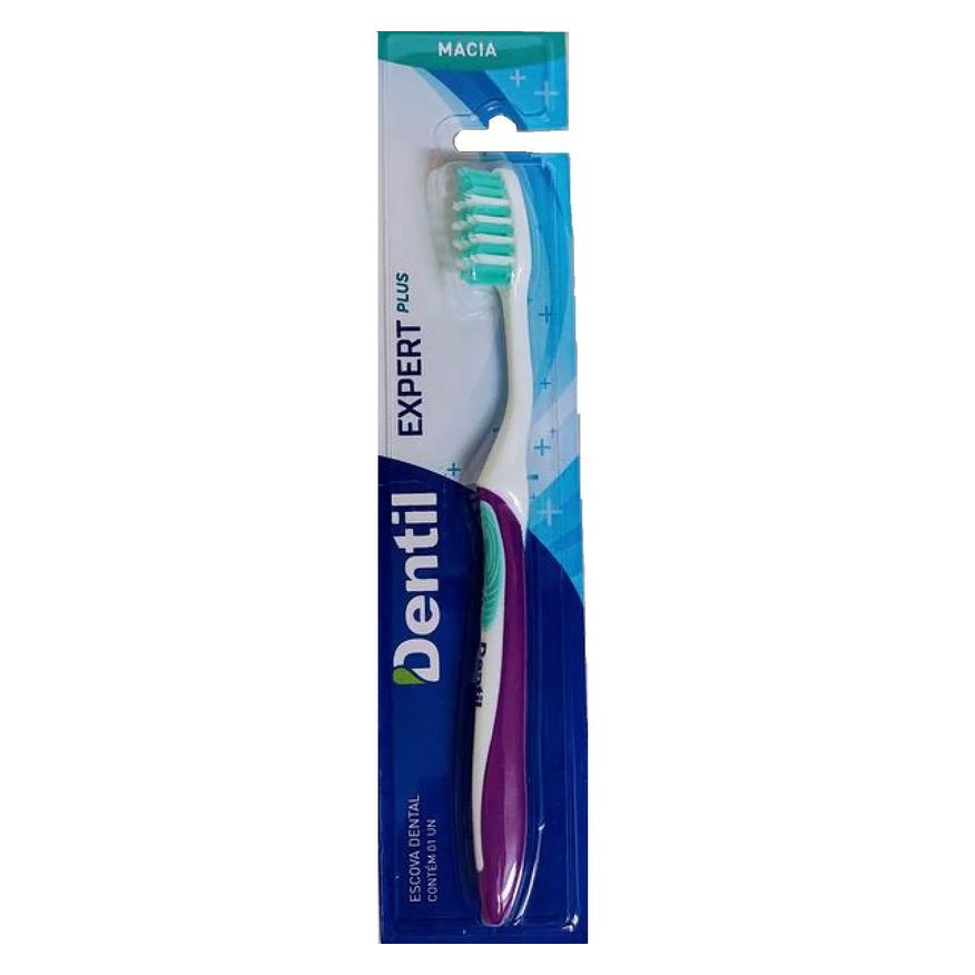Dentil Escova de Dente Adulto Macia Expert Plus